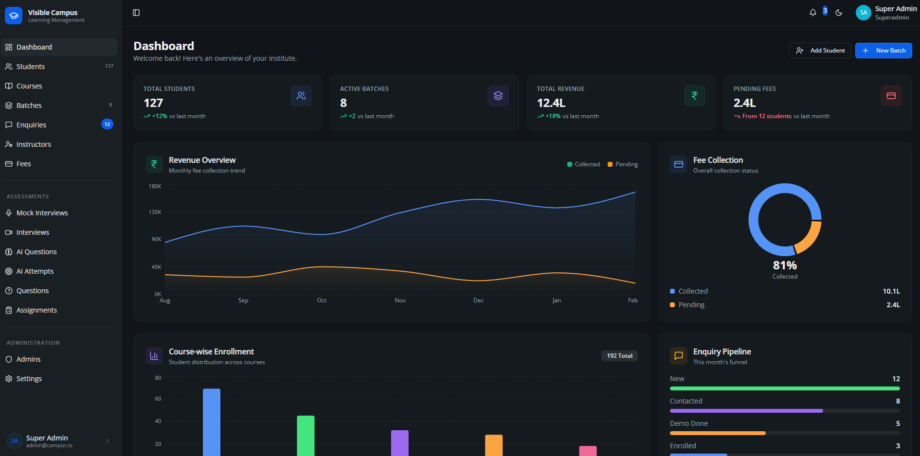 AI Mock Interview voice-based interviewer interface for training institutes